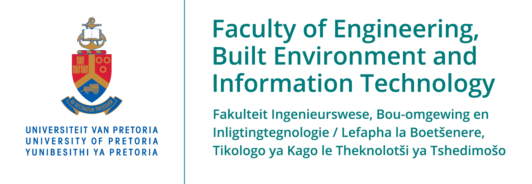 logo for the facolty of engineering, built environment and information technology