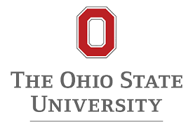 The Ohio State University logo featuring a red block 'O' above the university name in gray text.